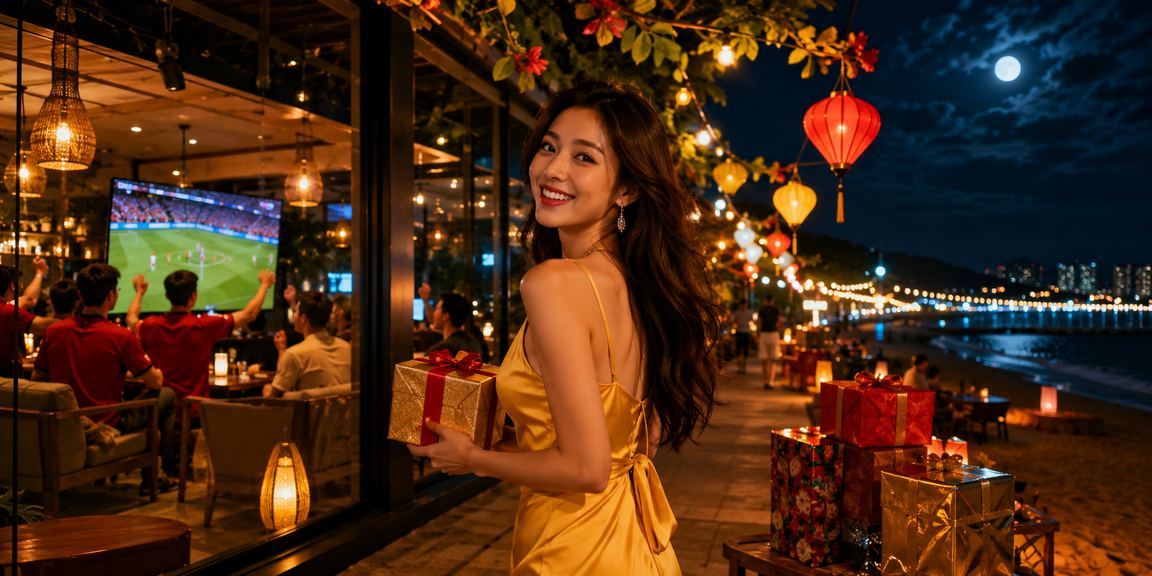 Người hâm mộ bóng đá tại chợ đêm Đà Nẵng theo dõi kết quả cá cược trực tuyến
