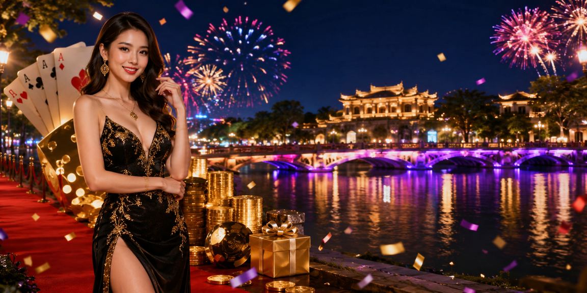 Người chơi tại Huế tham gia game bài trực tuyến trong dịp lễ hội